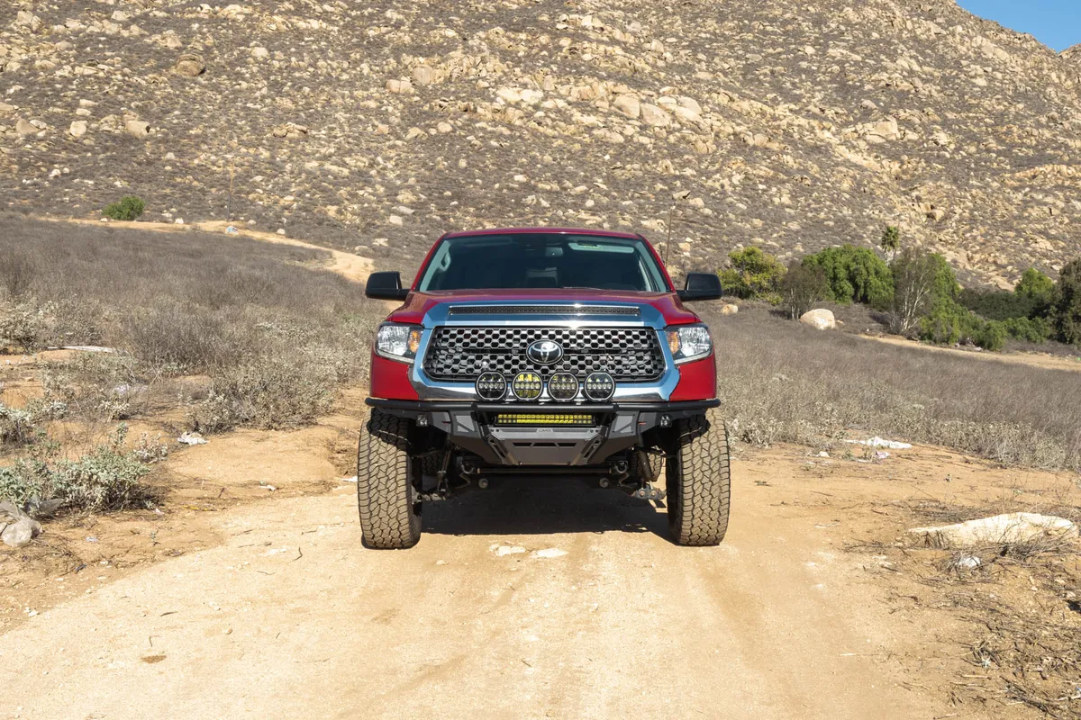 DV8 2014-2021 Toyota Tundra Tube Front Bumper FBTT2-07 product image