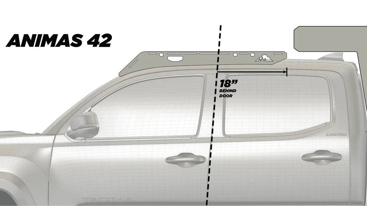 The Animas (2005-2023 Tacoma Camper Roof Rack) product image