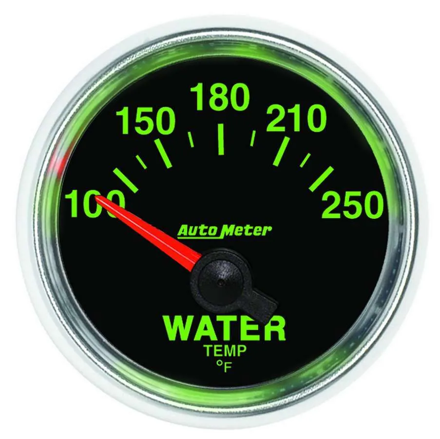 AutoMeter 2-1/16 in. WATER TEMPERATURE, 100-250 Fahrenheit, GS
