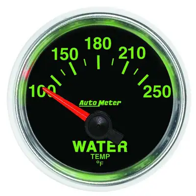 AutoMeter 2-1/16 in. WATER TEMPERATURE, 100-250 Fahrenheit, GS