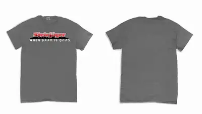 Steinjager Steinjäger Gray 'When Baad is Good' Shirts Size L