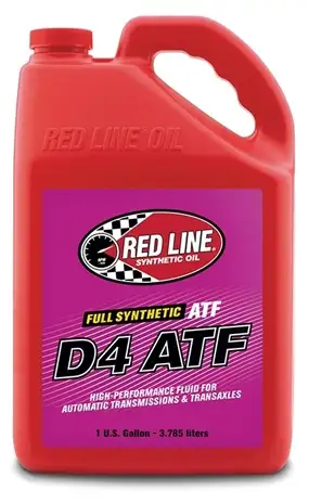 Red Line Oil Transmission Oil D4 ATF Synthetic 1 Gallon Red Line Oil