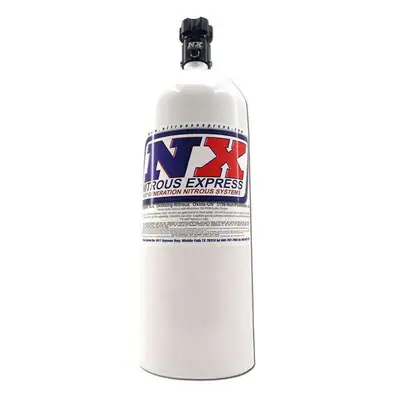 Nitrous Express Nitrous Express - 15lb Bottle w/ Lightning 500 Valve (6.89 Dia. x 26.69 Tall) - 11150