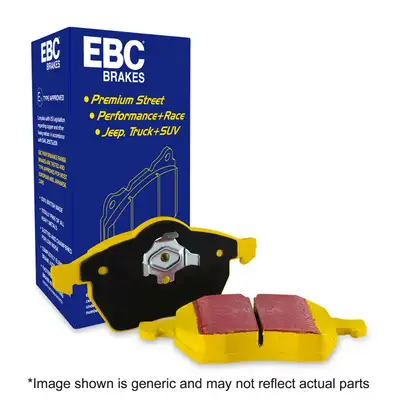 EBC Brakes Yellowstuff Street And Track Brake Pads; 152mm Dia.; 80mm Height; 18mm Thick; Fits AP Racing; Pad Dimensions: 152 x 80 x 18mm;