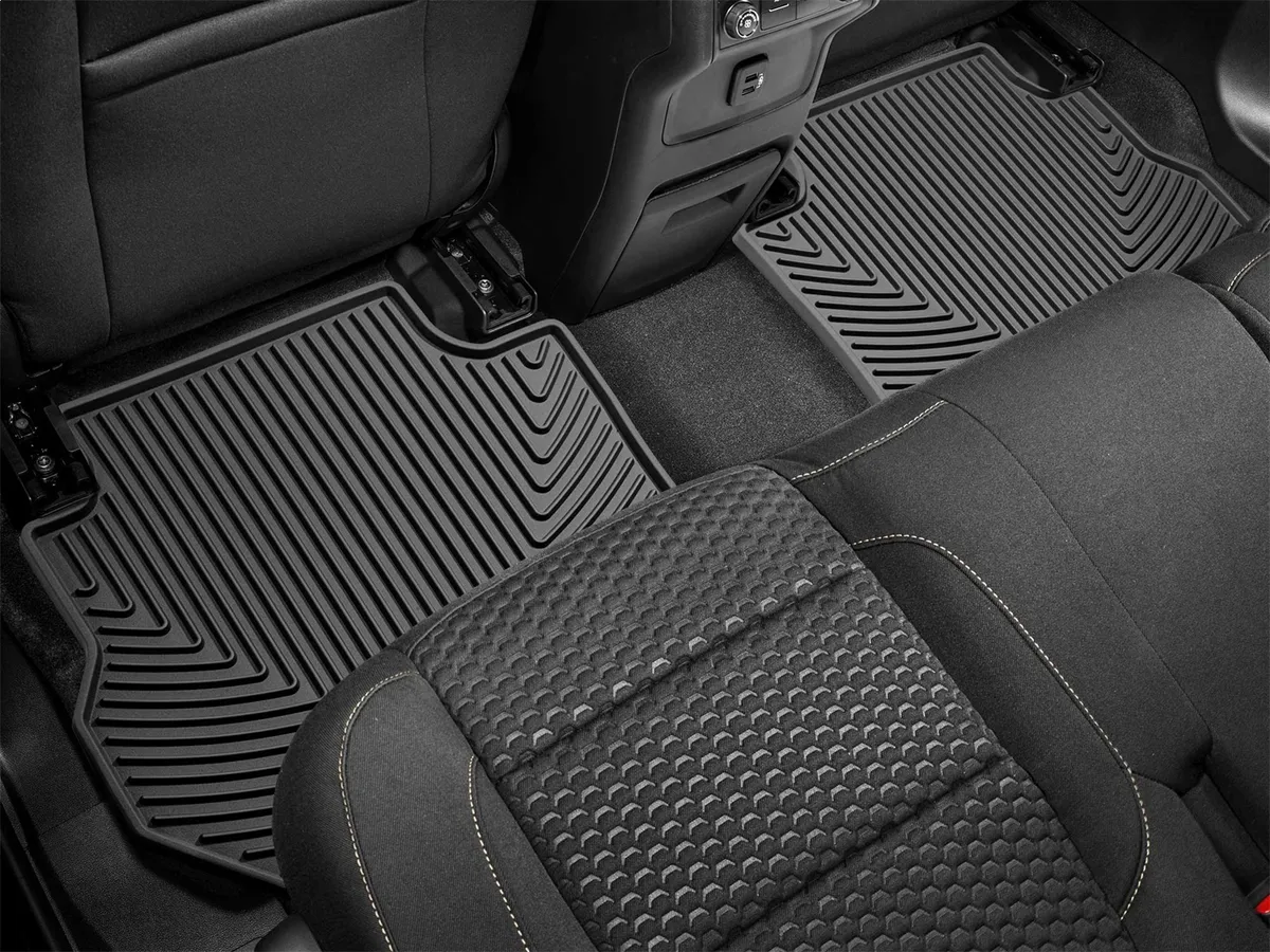 Weathertech 2020 + Cadillac XT6 Black Rear Rubber Mats