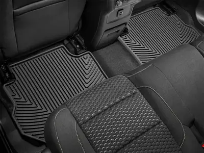 Weathertech 2020 + Cadillac XT6 Black Rear Rubber Mats
