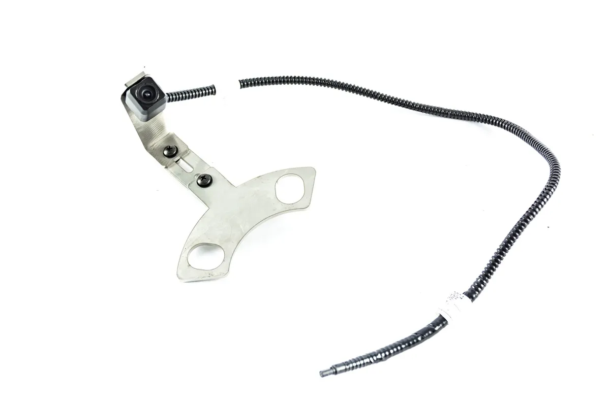 SummitView™ For Jeep® Adjustable Rear Vision System; Includes Flash Module For 6.1 in. Factory Display; Exclusive Stainless Steel Rear Tire Mount; Non-Removable Parking Gridlines; product image