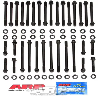 ARP Auto Racing bb Chevy W/Iron & Alum Dart w/ Late Bowtie Alum Hex Head Bolt Kit