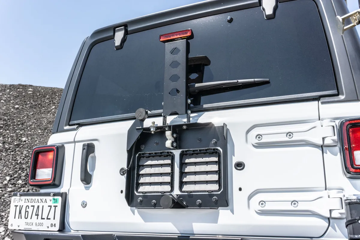 JL Destroyer 3RD Brake Light Mount (Black Powder Coated) product image