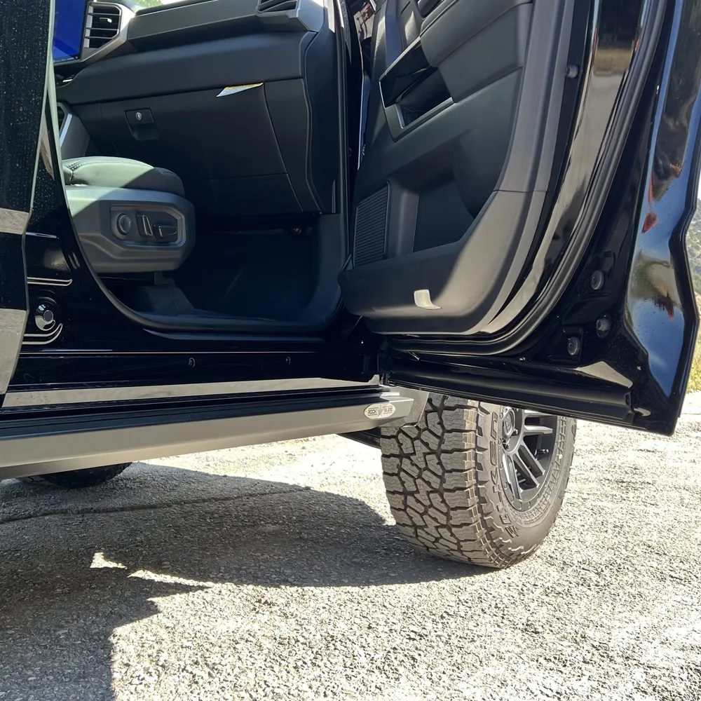 Tundra Rock Sliders For 22-24 Toyota Tundra Black Powdercoat Steel Rock Slide Engineering product image