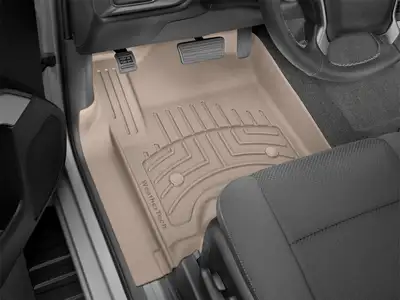 Weathertech Tan Front 3D Floor Mats GMC Yukon Yukon Denali 2015 - 2019