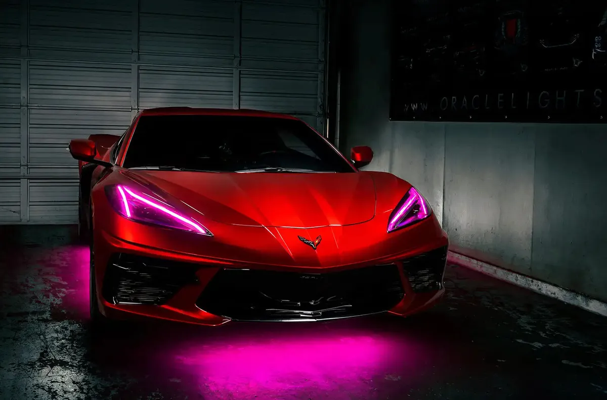 1442-335 - 2020-2021 Chevrolet c8 Corvette Oracle Colorshift Rgb+a LED Headlight DRL Upgrade product image