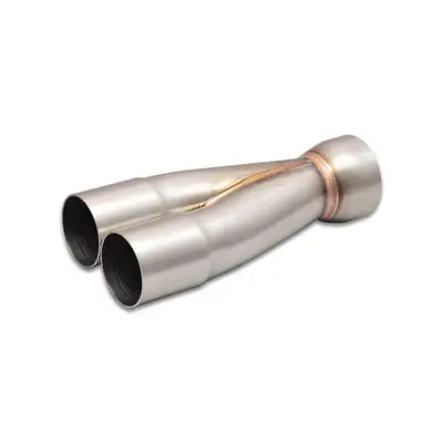 Vibrant Performance Vibrant Performance - 10353 - 2-1 Merge Collector, 1.75 in. Inlet I.D. x 2.25 in. Outlet O.D., 8.00 in. Overall Length