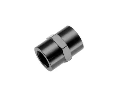 Redhorse Performance 1/2npt to 1/2npt Female Pipe Coupler Black