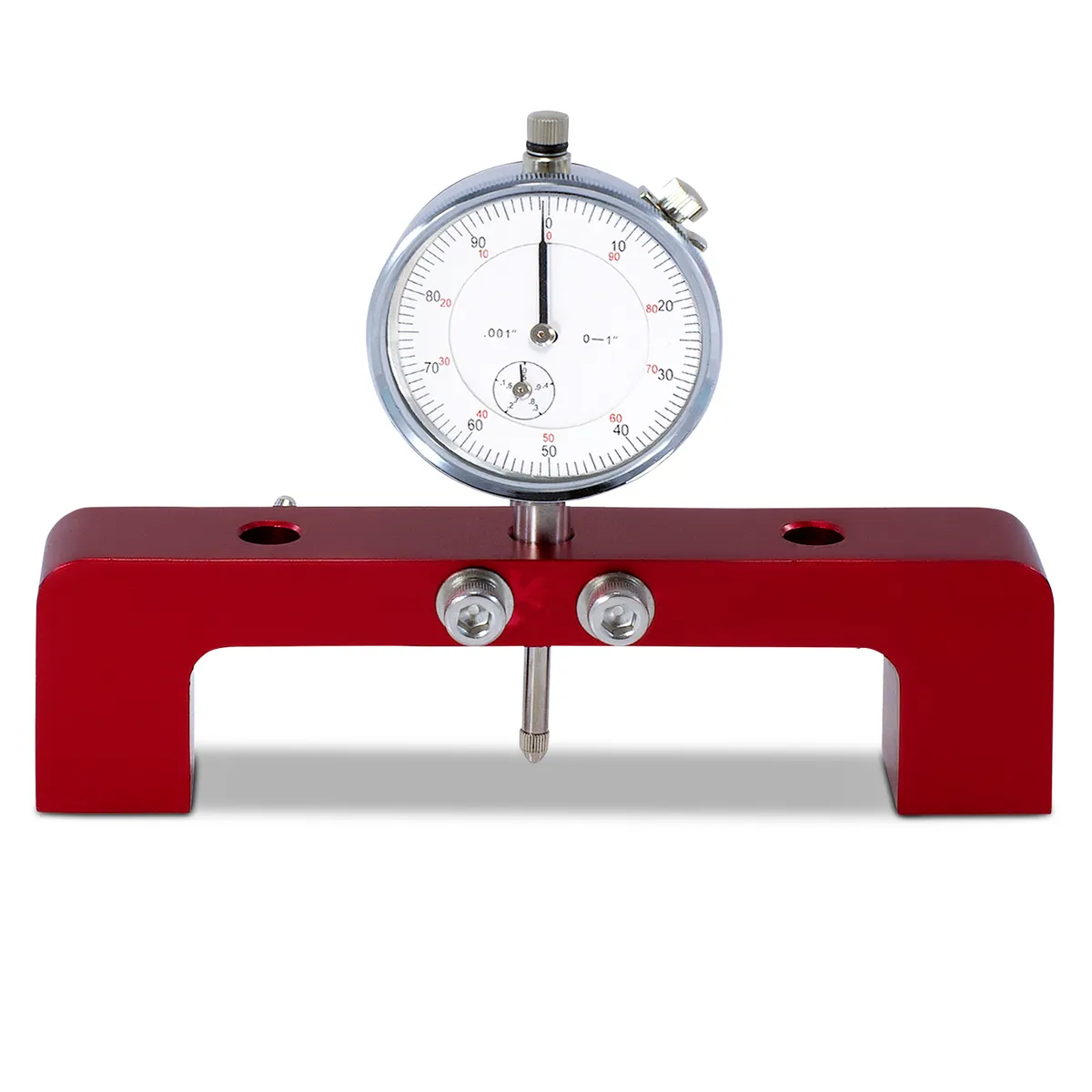 Magnetic Deck Bridge Tool Dial Indicator Not Included Will Fit Over Any Cylinder Bore Up to 4.500 Inches Aluminum Red Anodized Magnets Proform product image