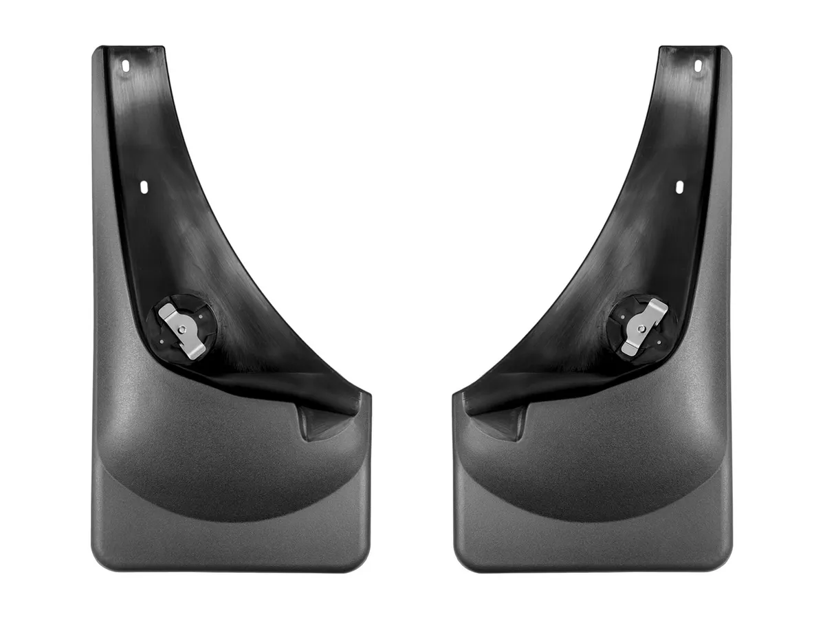 2000 - 2005 Ford Excursion Black No Drill MudFlaps without Flares / 1999 - 2007 Ford F-Series Super Duty Black No Drill MudFlaps without Flares product image