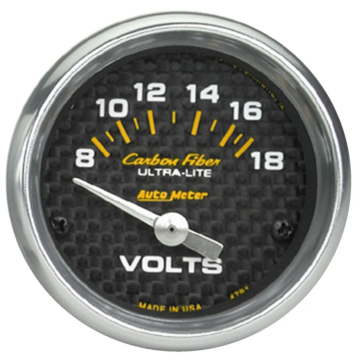 Gauge, Voltmeter, 2 1/16", 18V, Electric, Carbon Fiber product image