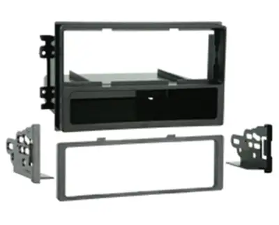 Metra Electronics Turbokits; Radio Installation Kit; Incl. Instructions/Hardware/Snap-In Iso Mount System W/Custom Trim Ring; Recessed Din Opening; High-Grade ABS Plastic;