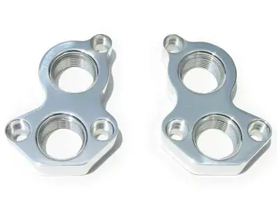 Meziere LS Block Adapter Set, Electric Water Pump | GM LSx to #12ORB, WP89