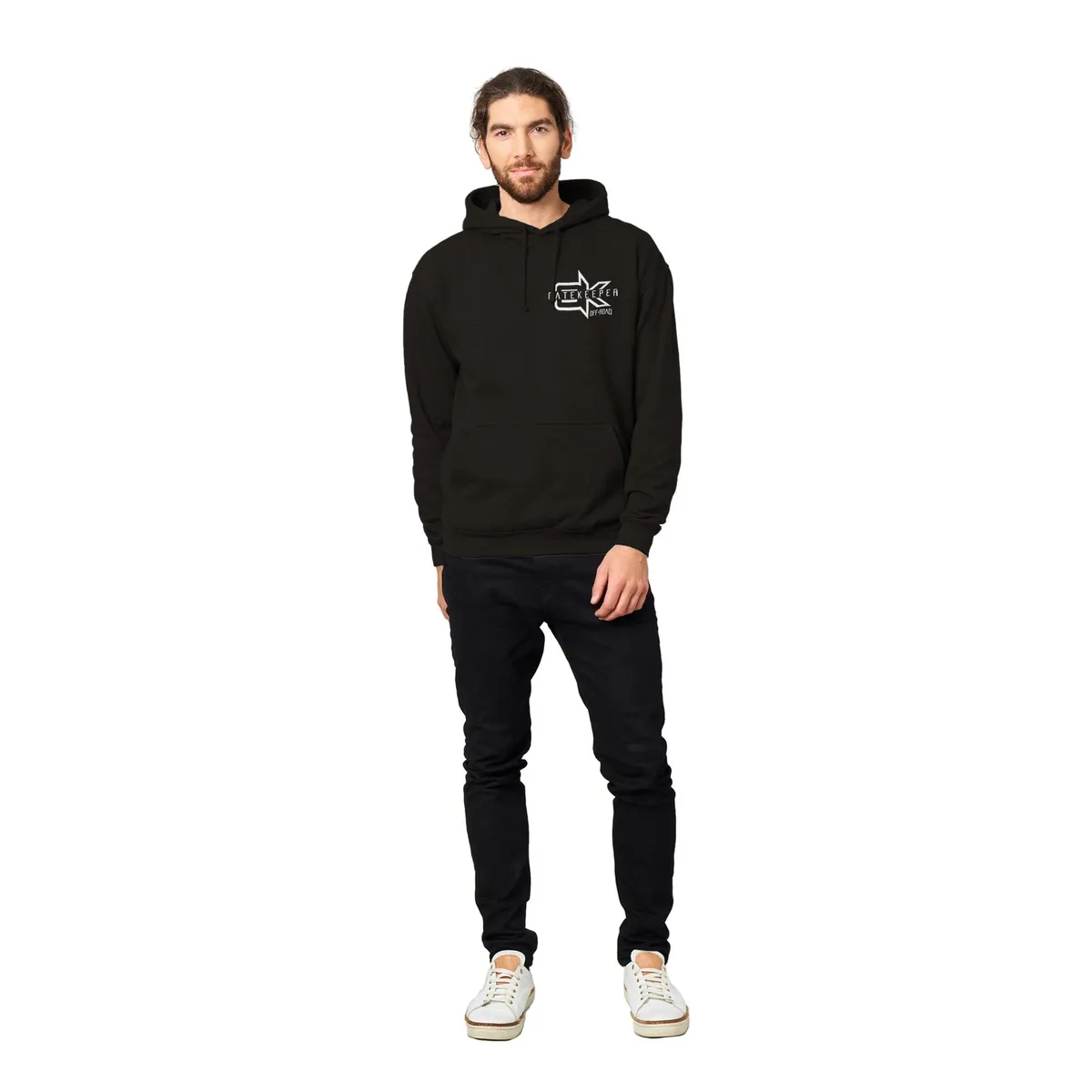 Gatekeeper Off-Road Premium Unisex Pullover Hoodie (B&W) product image