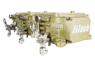 FiTech Fuel Injection FiTech - Go EFI 3x2 Tri Power 600 HP Classic Gold EFI System