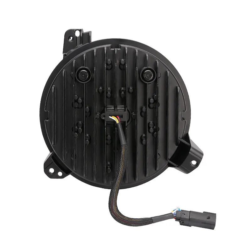 "classic 9"" Halo LED Headlights With DRL & Amber Turn Signals & LED Halo Fog Lights For 2018-Later Jeep Wrangler JL And Gladiator Jt" product image