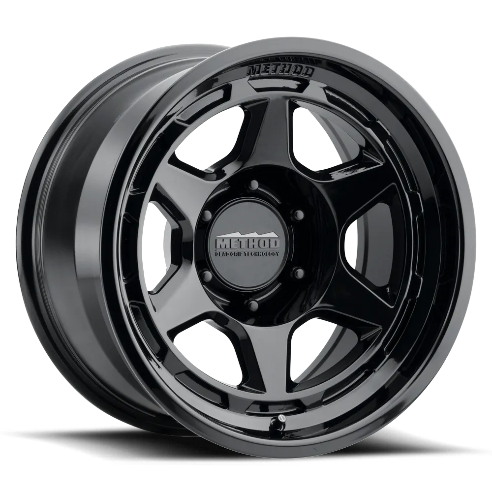 MR708 Bead Grip 17x8.5 0mm Offset 6x5.5 106.25mm Centerbore Gloss Black product image