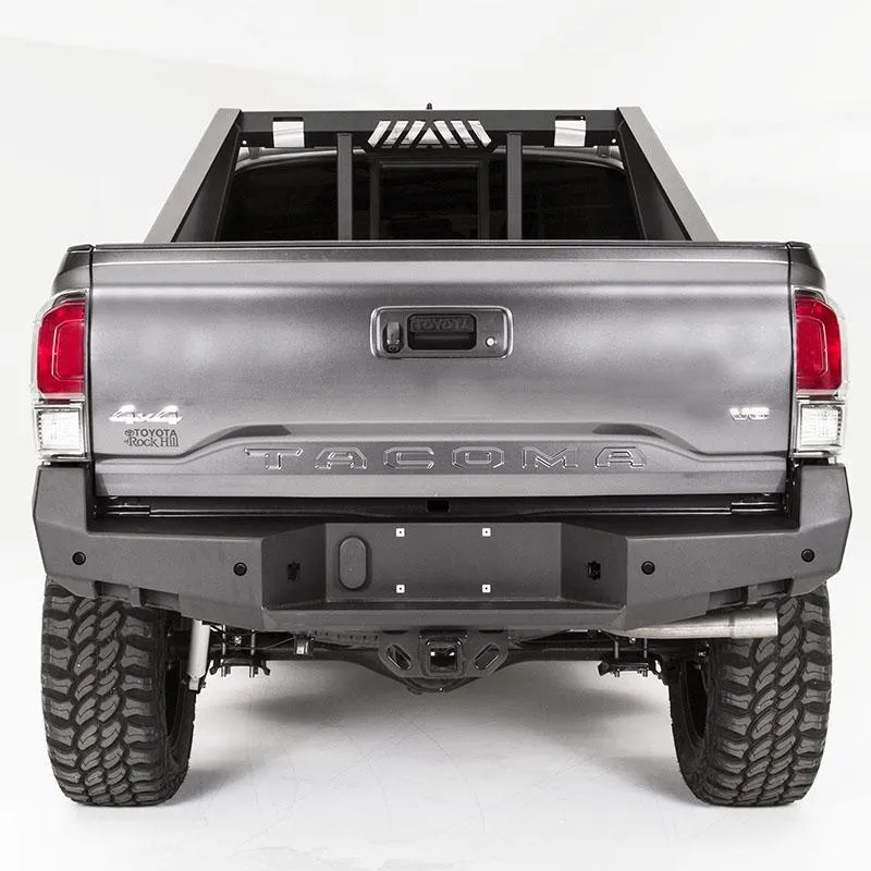 Premium Rear Bumper; 2 Stage Black Powder Coated; Non-Sensor; product image