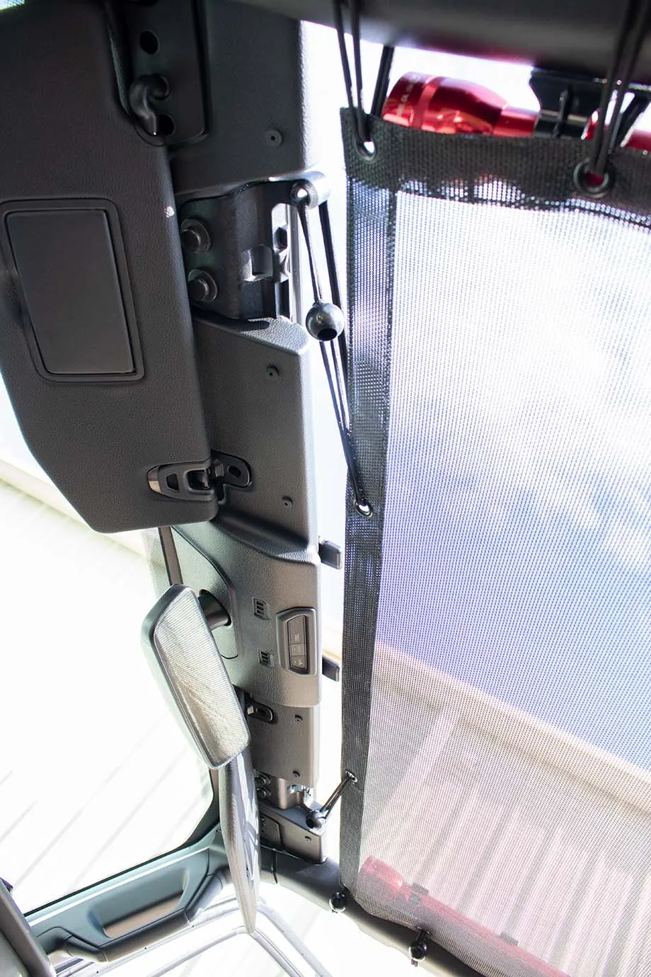 2018-Present Jeep Wrangler JL/U and 2018-Present Jeep Gladiator JT Front Sun Shade Fishbone Offroad product image