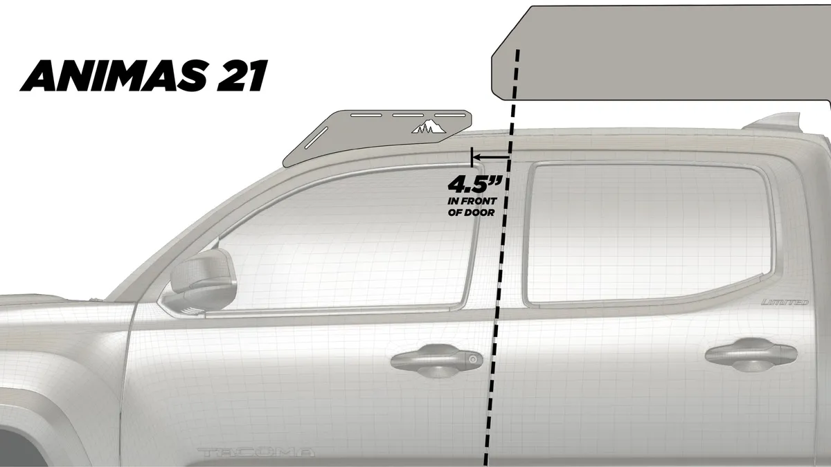 The Animas (2005-2023 Tacoma Camper Roof Rack) product image