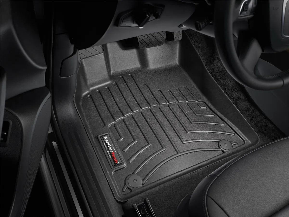 Weathertech FloorLiner™ DigitalFit®; Black; Front;