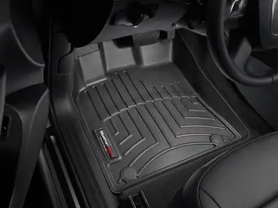 Weathertech FloorLiner™ DigitalFit®; Black; Front;