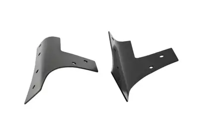 Kentrol Jeep JK Windshield Supports Pair 07-18 Wrangler JK Powdercoat Black Kentrol