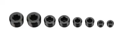 Redhorse Performance Npt Socket Head Pipe Plug Kit 02 04 06 08 Blackeach 2pcs