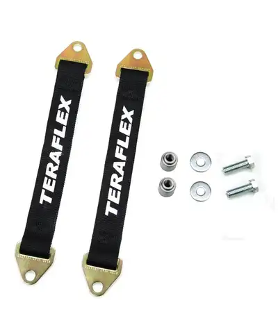 TeraFlex 0718 Jeep Wrangler JK Limit Strap Kit JK Rear 14in W/ Hardware