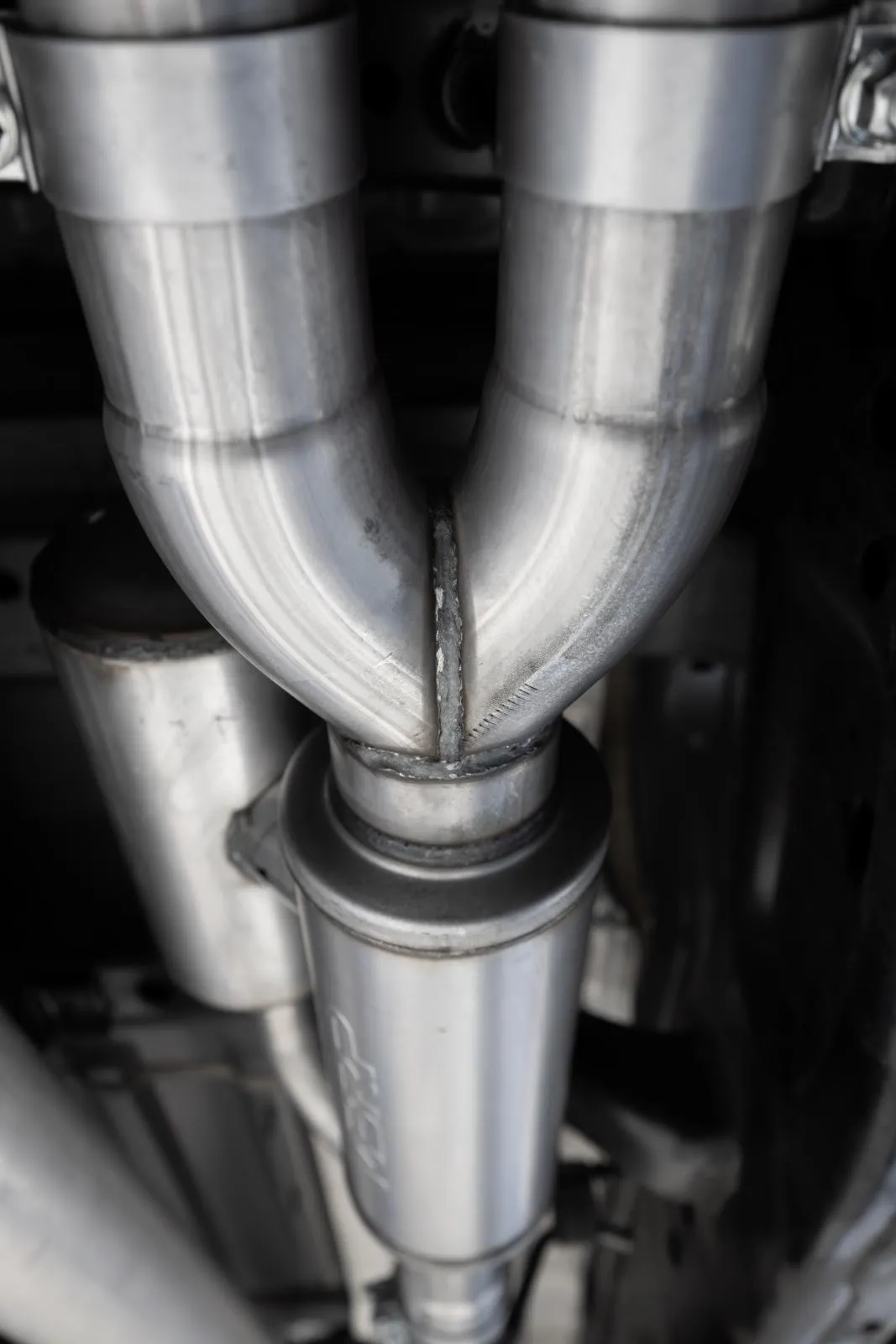 2025-Up Ram 1500 3.0L SST SO Armor Pro 3 inch Cat-back 2.5 Inch Dual Split Rear Exhaust with Polished Tips MBRP product image