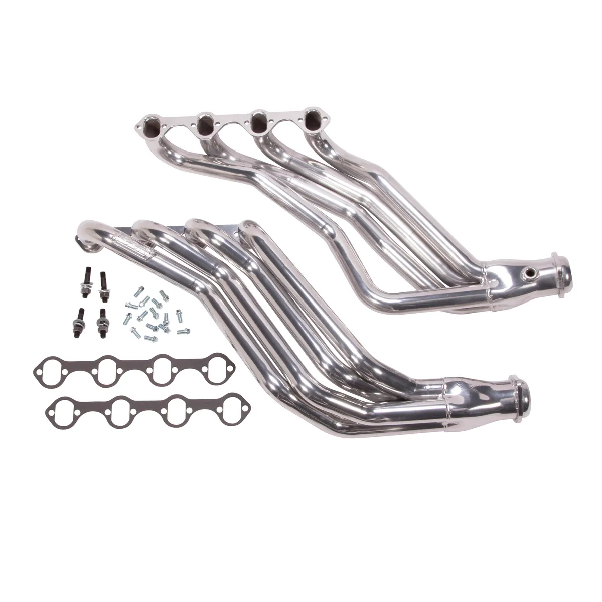 Ford Mustang 5.0L 1-3/4 Long Tube Exhaust Headers Polished Silver Ceramic 79-93 product image