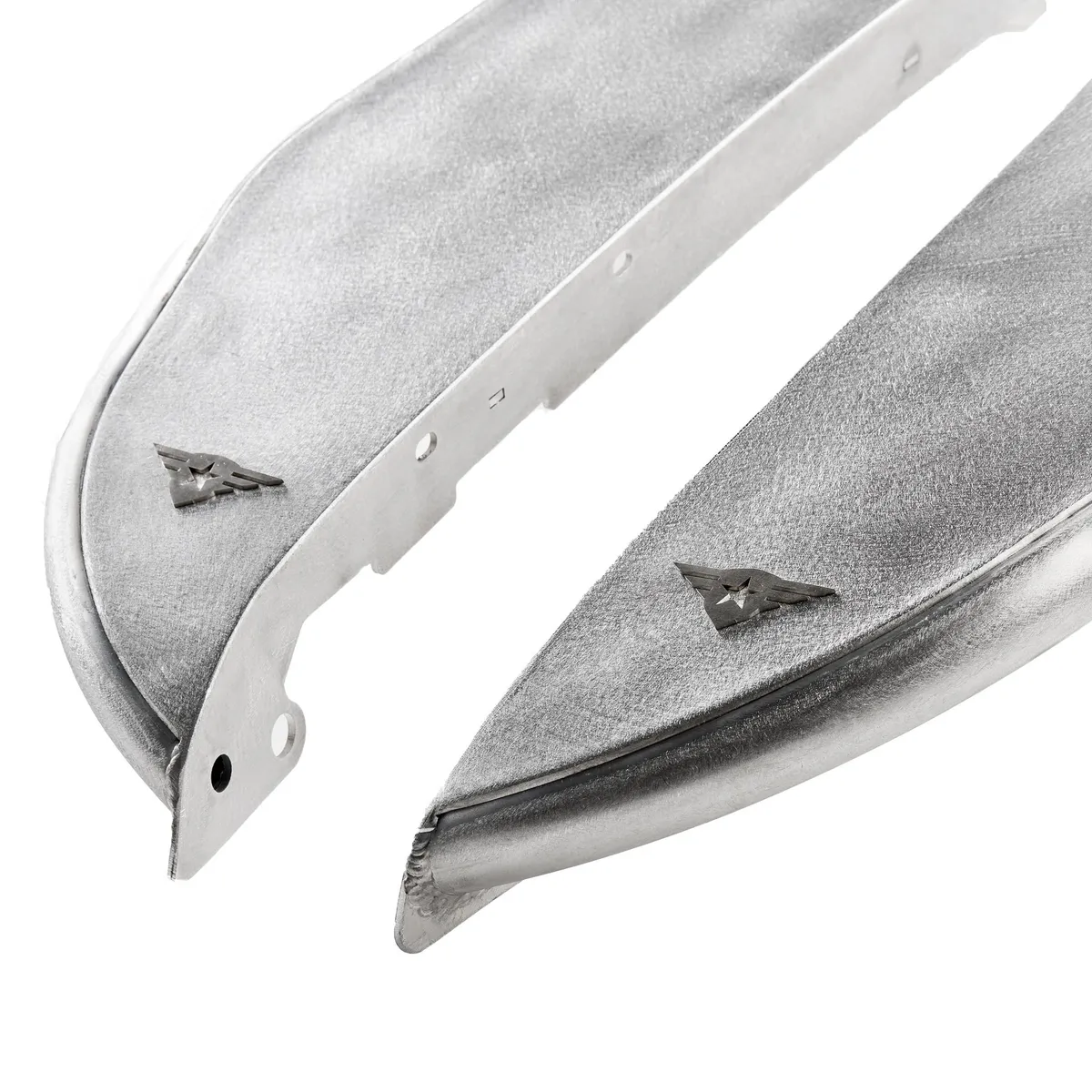 Combat Off Road Jeep JL/JLU Full Assault Raw Aluminum Fender Kit - Front 25-1176 product image