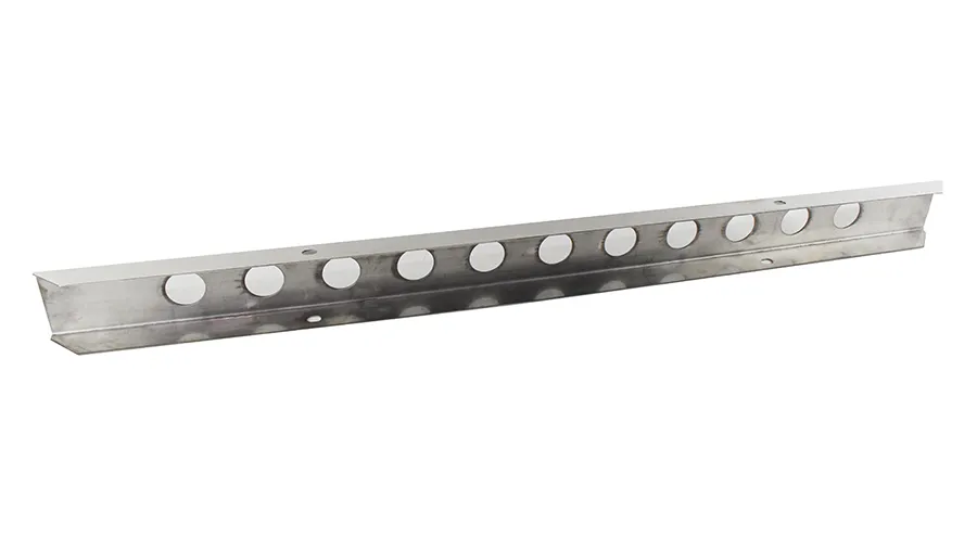 Jeep CJ 54 Inch Front Bumper with holes (No License Plate Holes) 45-86 CJ Polished Silver Kentrol product image