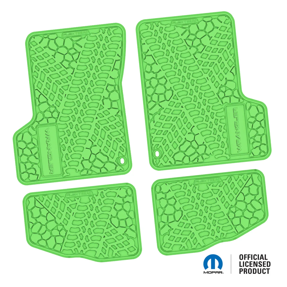 Ngtt44046001- 97-06 Jeep Tj/Lj 2DR Front And Rear- Tire Tread/Scorched Earth Scene w/ Wrangler Insert - Black product image