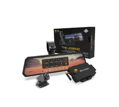 GateKeeper Off-Road Touch Screen Rear View Mirror - 8 Gang Switch Panel - Dash Cam - "The Legend"