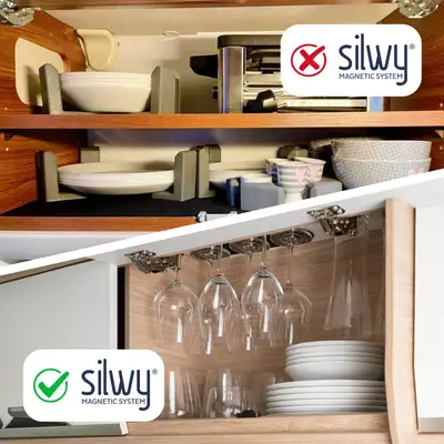 SILWY MAGNET Magnetic porcelain tableware set ASH