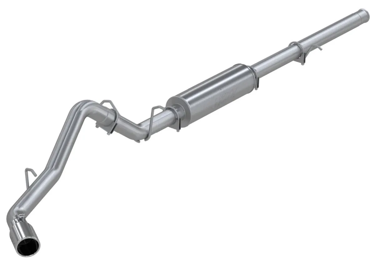 MBRP Exhaust Armor Lite Cat Back Exhaust System; 3 in.; Incl. Ext. Pipe/Muffler/Over Axle Pipe/Tailpipe/Hardware/4 in. OD Tip; Single Side Exit; Aluminized;