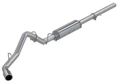 MBRP Exhaust Armor Lite Cat Back Exhaust System; 3 in.; Incl. Ext. Pipe/Muffler/Over Axle Pipe/Tailpipe/Hardware/4 in. OD Tip; Single Side Exit; Aluminized;