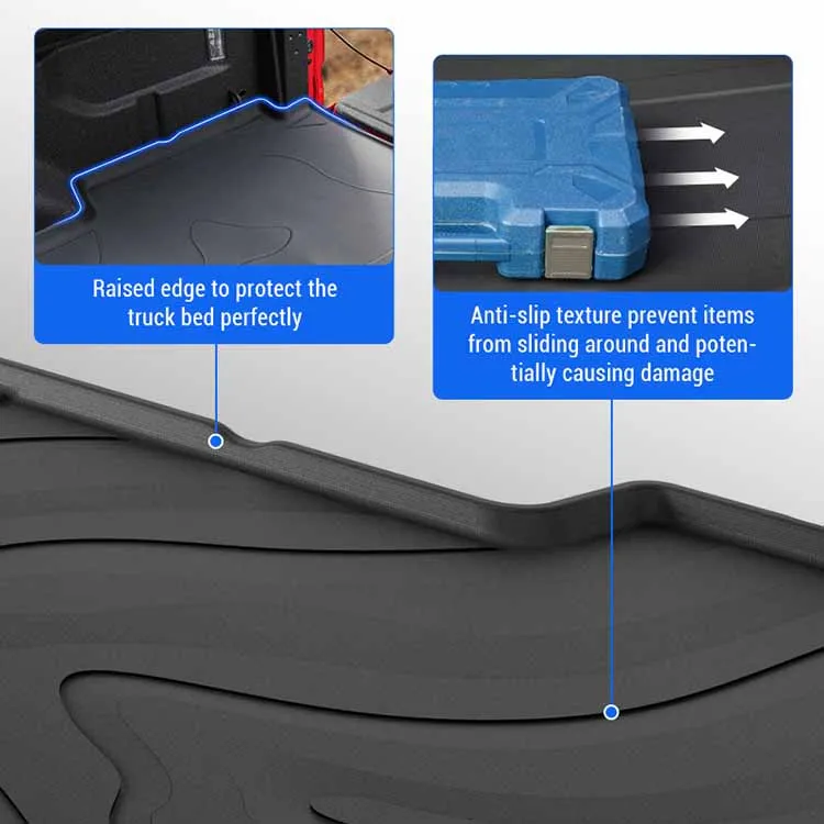Anti-slip TPE Truck Bed Mat for Jeep Gladiator JT product image