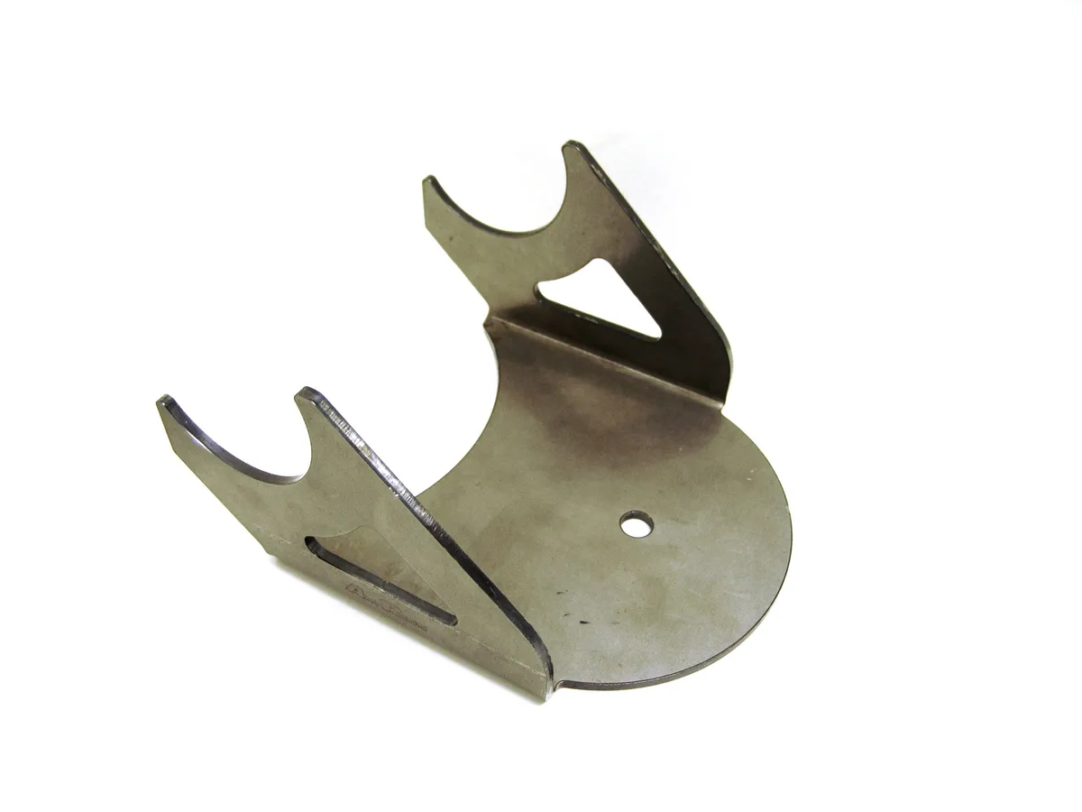 Ridetech 90000431 Dropped lower weld-on air spring axle bracket, uncoated. product image