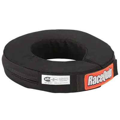 Racequip 360 Degree Sfi 3.3 Certified Helmet And Neck Support Collar 21in Black