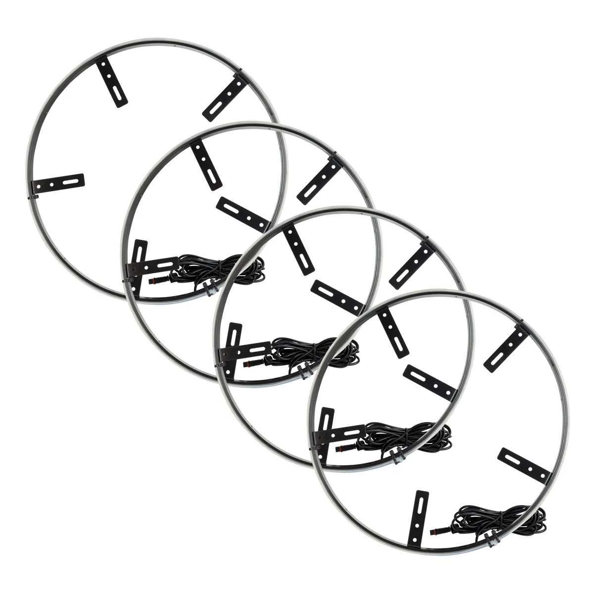 "oracle Lighting LED Illuminated Wheel Rings - 16.5"" Plasma Colorshift® W/Bc2 Bluetooth Controller" product image