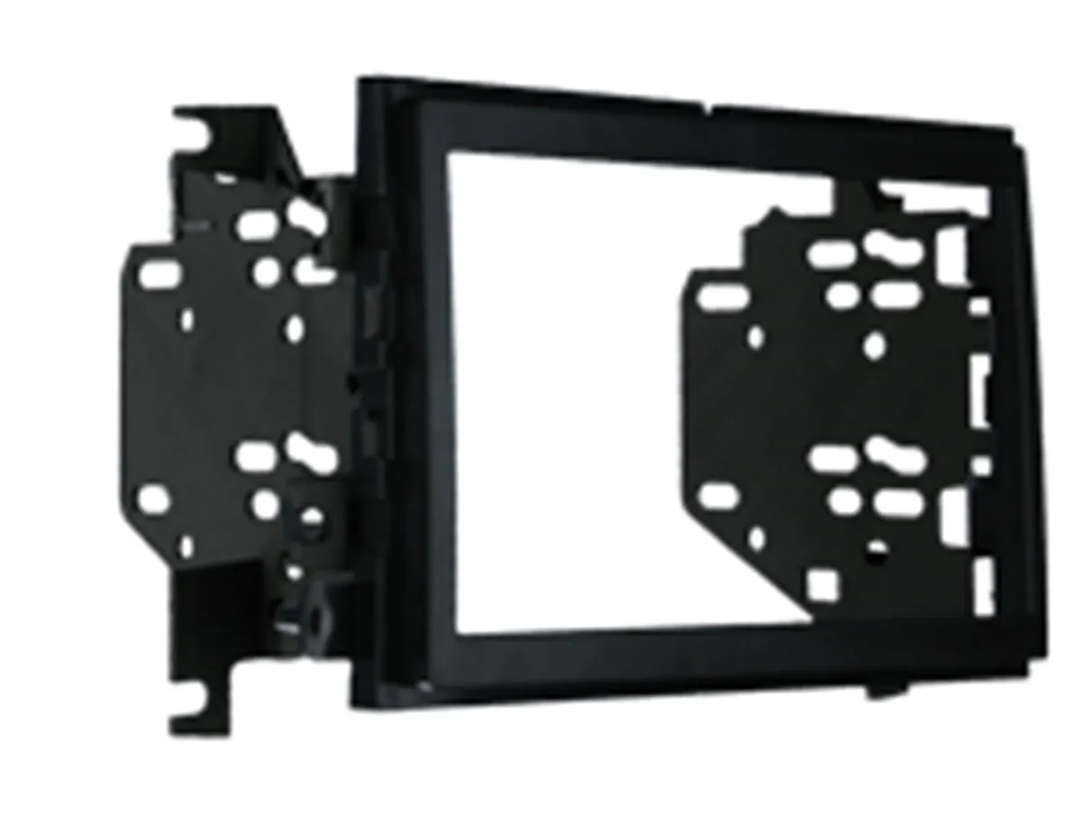TURBOKits; Radio Installation Kit; Incl. Installation Instructions/Hardware; Double DIN; For Non NAV Models w/Driver Info Buttons; Matte Black; product image