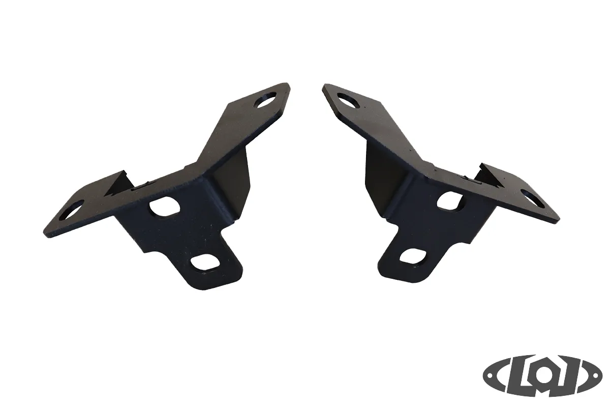 JT Rear Bumper Frame Tie-in's (pair) (Black Powder Coated) product image